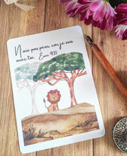 Charger l'image dans la galerie, Carte postale petit lion courageux Esaïe 41:10