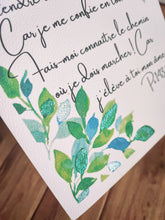 Charger l'image dans la galerie, Détails feuilles réhaussées de paillettes