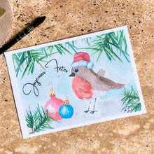 Charger l'image dans la galerie, Carte postale le rouge gorge et son bonnet de Noël
