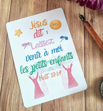 Charger l'image dans la galerie, carte postale Laissez venir à moi les petits enfants