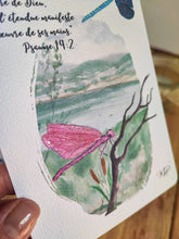 Charger l'image dans la galerie, Détails libellule rose