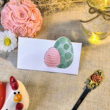 Charger l'image dans la galerie, Marque-place oeufs de Pâques à l'aquarelle