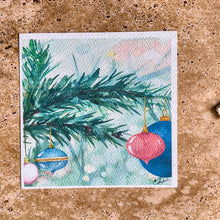 Charger l'image dans la galerie, Carte de voeux carrée souffle de Noël