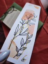 Charger l'image dans la galerie, Marque-page plastifié minimaliste aquarelle