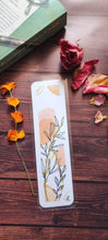 Charger l'image dans la galerie, Marque-page plastifié aquarelle minimaliste tons saumons et détails dorés