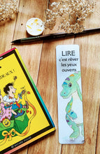 Charger l'image dans la galerie, Marque-page dinosaure vert, plastifié